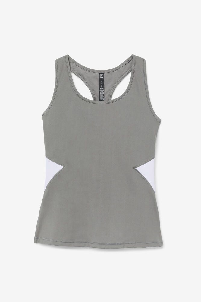 Fila Tank Top Womens Grey Uplift Open Racerback - Ireland 90135-DRTM